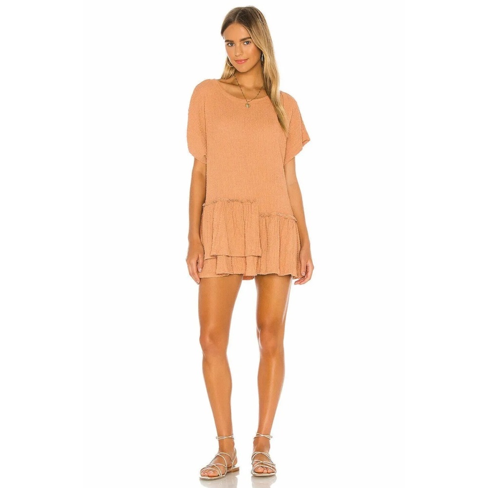 Free People Peach Mini Dress